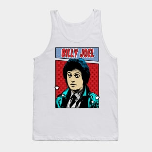 Billy Joel 80s  Pop Art Comic Style Tank Top